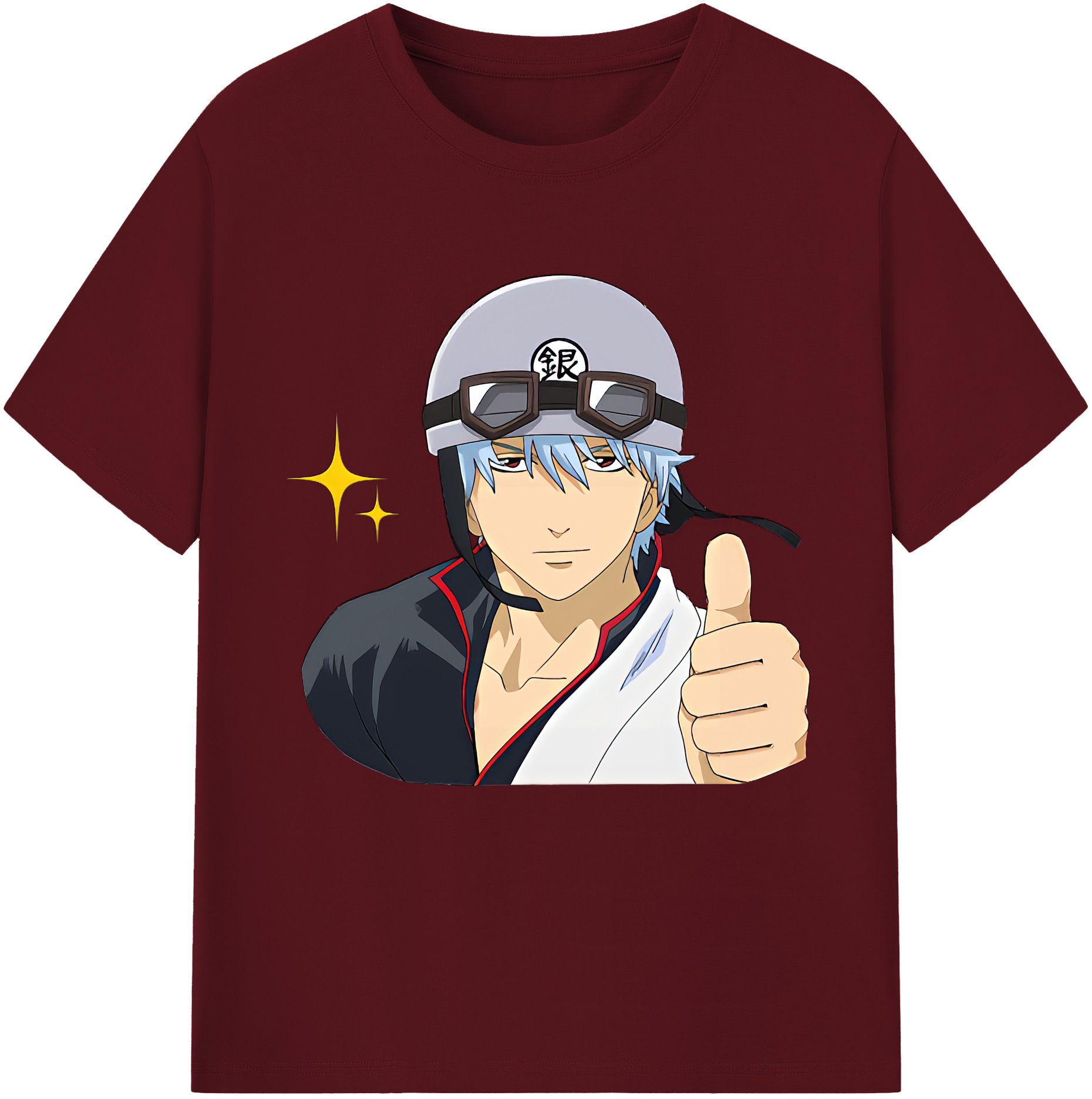 （画像用） ぎんたま 坂田銀時（さかたぎんとき） 神楽 志村新八（しむら しんぱち） GINTAMA Sakata Gintoki Kagura Shimura Shinpachi 綿100％半袖Tシャツ（フロントプリント）